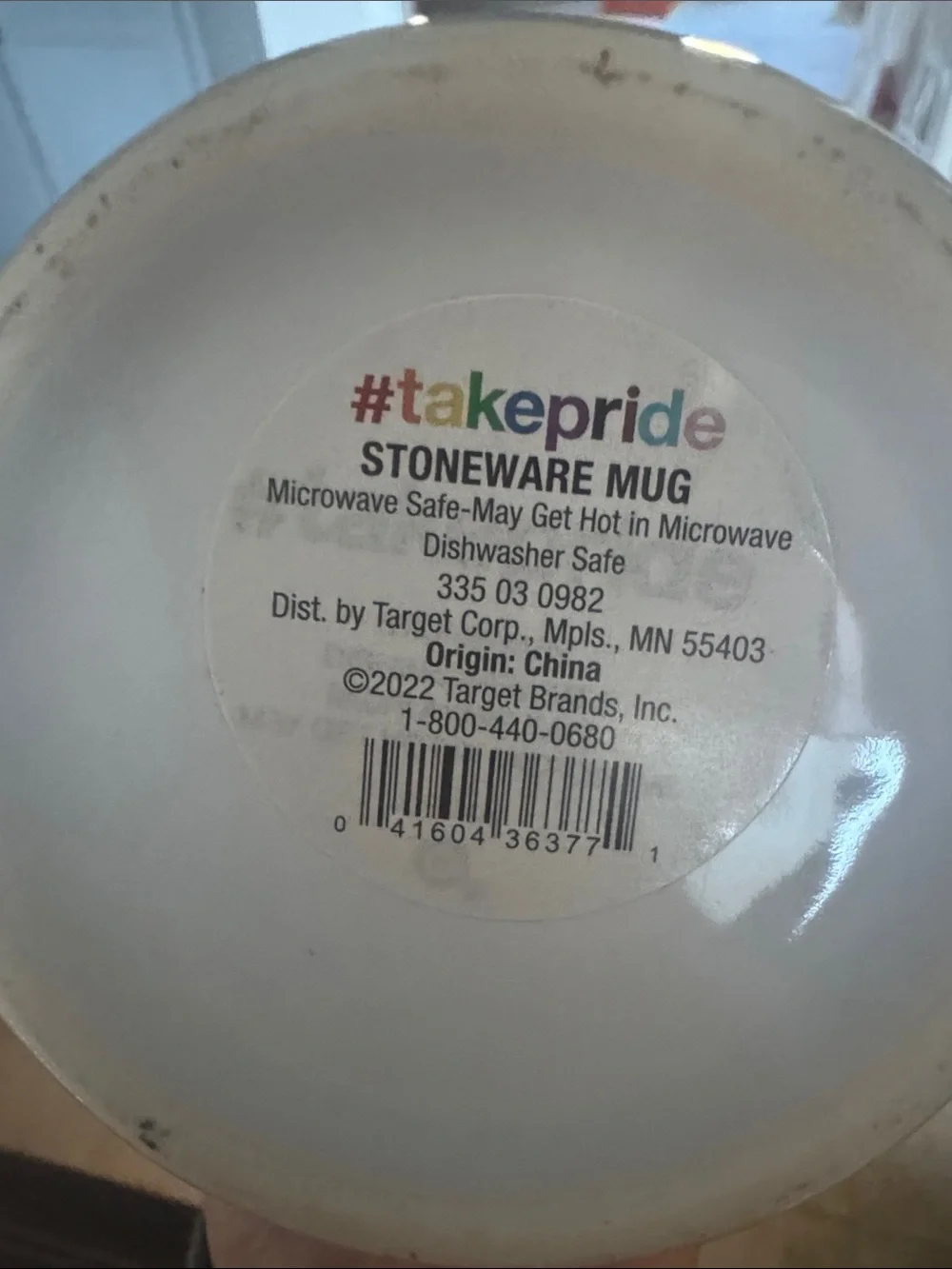 Target Pride Collection Rainbow Speckled 'Tired & Gay' Ceramic Mug